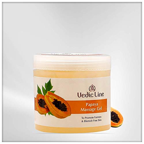 Vedic Line Vedicline Papaya Massage Gel Reduce Blemishes, Pigmentation, Dullness With Papaya Fruits Extract & Aloe Barbadensis Leaf To Promote Fairness,100ml - Image 2