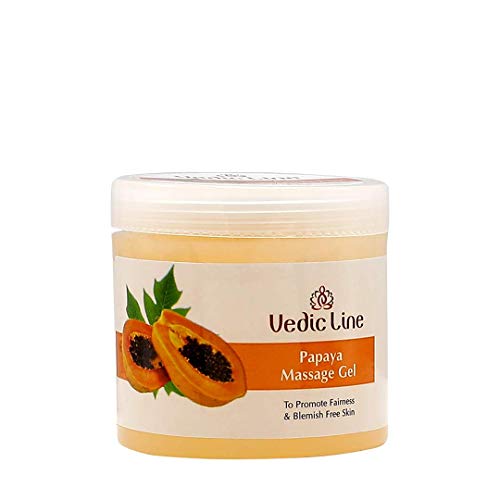 Vedic Line Vedicline Papaya Massage Gel Reduce Blemishes, Pigmentation, Dullness With Papaya Fruits Extract & Aloe Barbadensis Leaf To Promote Fairness,100ml - Image 1