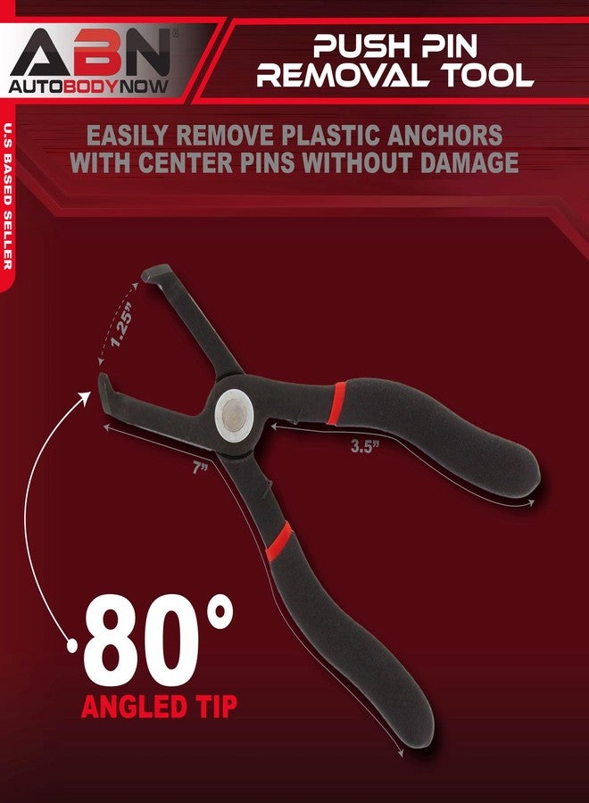 ABN Push Pin Remover Tool - 80-Degree Angled Pliers for Retainer & Anchor Removal for Honda, Toyota, GM, Ford, Chrysler - Image 2