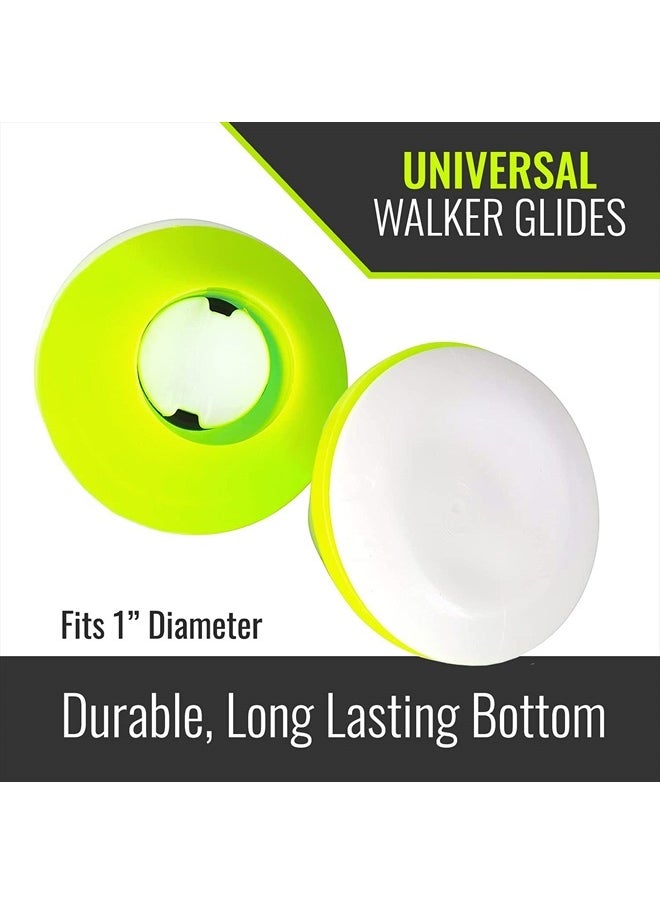 HealthSmart Walker Glides, Walker Caps or Walker Pads also for Rollators, Universal Fit, Pack of 2  - Image 5
