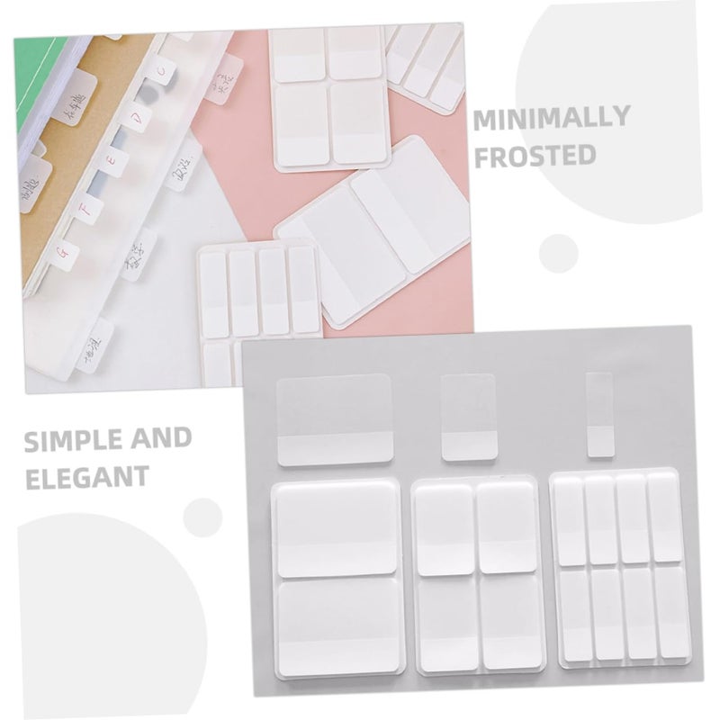 Frosted Sticky Index Tabs For Books Minimalist Page Markers Convenient Small Tabs - Image 4