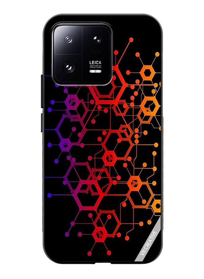 VR CREATIVE Protective Case Cover For Xiaomi 13 Abstract Circuit Board Design Multicolour - Image 1