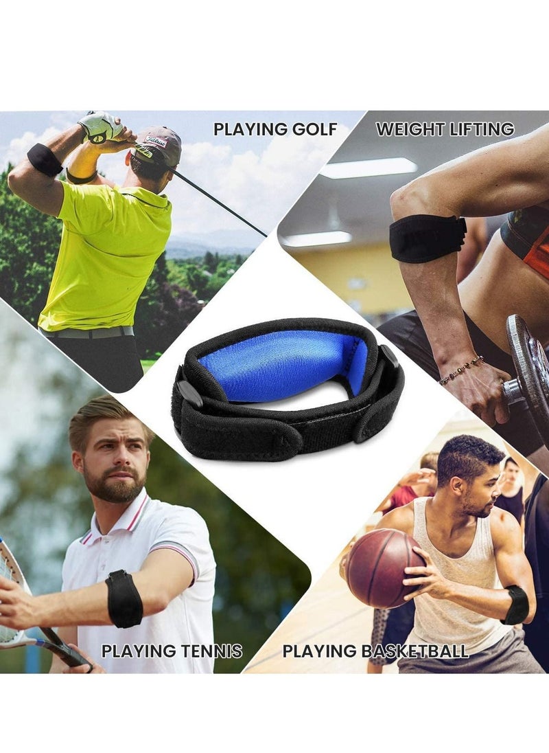 SYOSI - 2 Pack Tennis Elbow Support Brace With Compression Pad Effective Pain Relief - Image 1