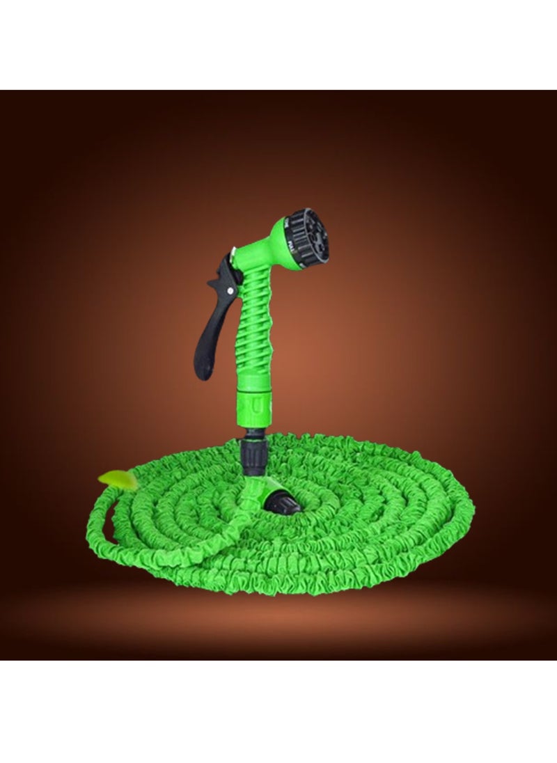 ECARES ECARES® Magic Hose, Flexible Garden Hose, 3 Time Expandable, 7 Function Spray Gun, No Kink, No Twist, Light Weight, Retractable Hose, Watering Kit, Hose Kit, for Garden, Patio, Car Washing. 50 Foot.  - Image 1