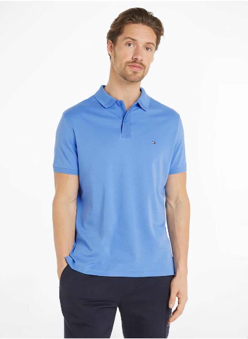 Men's Interlock Regular Fit Polo - Cotton, Blue - pzsku/ZF0359102FBC5D956DD2FZ/45/_/1724216617/91946818-f86e-4f20-bb51-3d147aaf4c4f