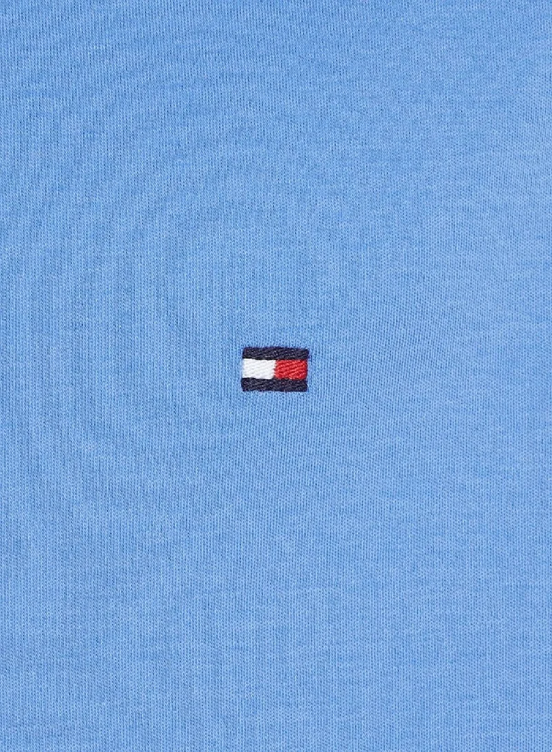 TOMMY HILFIGER Men's Interlock Regular Fit Polo - Cotton, Blue