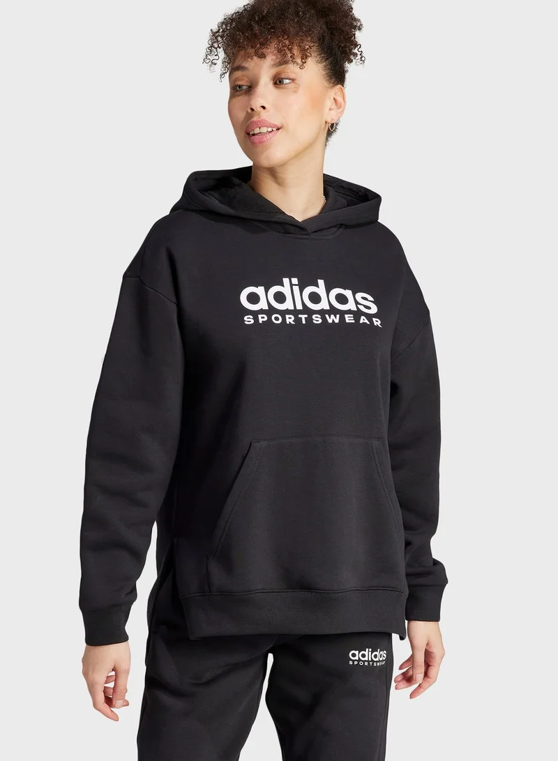 adidas هودي اول سيزون من نسيج الفليس مزين برسومات