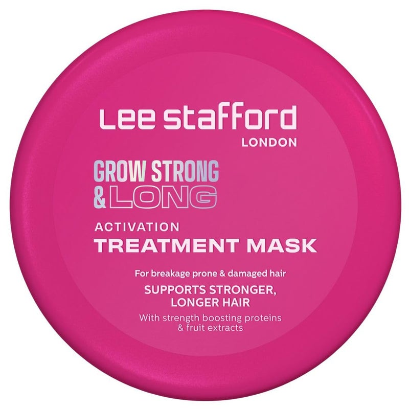 Lee Stafford Hair Growth Mask | Grow Strong & Long Collection - Best Nourishing Treatment for Damaged, Dry Hair, Deep Conditioner Moisture Mask with Thickening Protein, 5 Minute Leave-In, 6.7 Fl Oz - Image 1