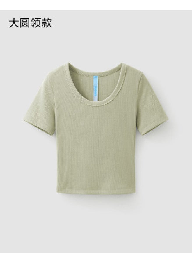 Bananain Liangpi 502Go Women'S T-Shirt Close-Fit Base Layer Short Sleeve T-Shirt Summer Slim Fit - Image 1