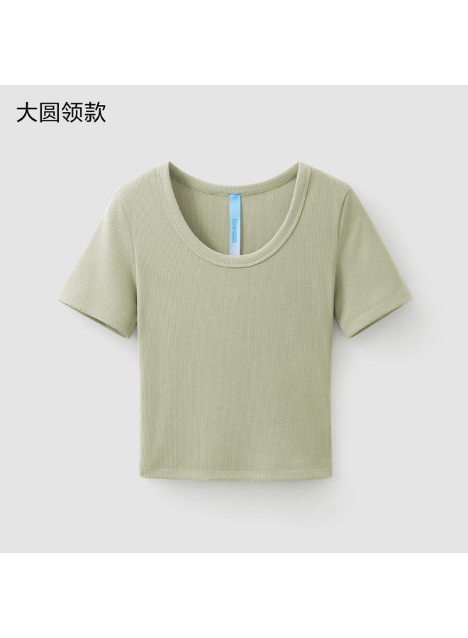 Bananain Liangpi 502Go Women'S T-Shirt Close-Fit Base Layer Short Sleeve T-Shirt Summer Slim Fit - Image 5
