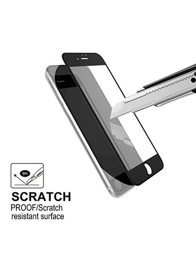 BORTONY Full Cover Tempered Glass Anti-Fingerprint Curved Screen Protector For Apple iPhone 7 Black - Image 3