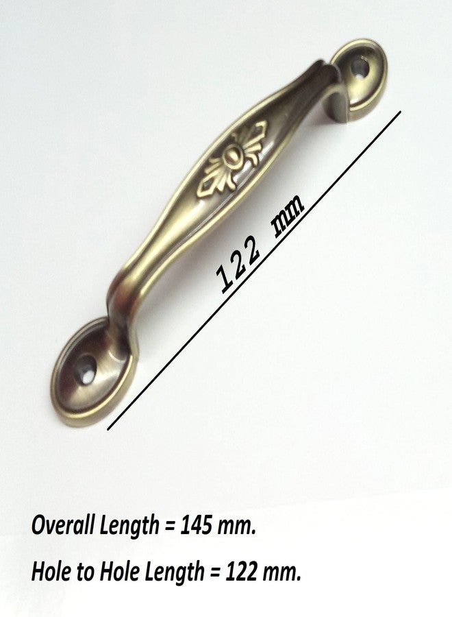 Techlife Accessories Antique Finish Door Handle/Pull Handle/Kitchen Cabinet/Wardrobe Handle for Home Décor | Office | Hotels (122 mm, Gold, Pack of 2) - Image 5