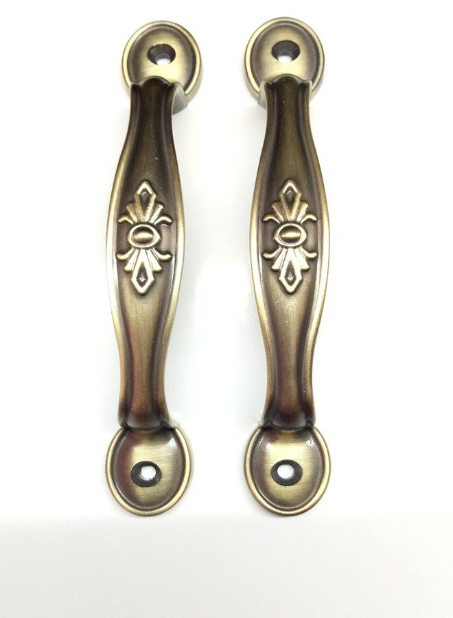 Techlife Accessories Antique Finish Door Handle/Pull Handle/Kitchen Cabinet/Wardrobe Handle for Home Décor | Office | Hotels (122 mm, Gold, Pack of 2) - Image 2