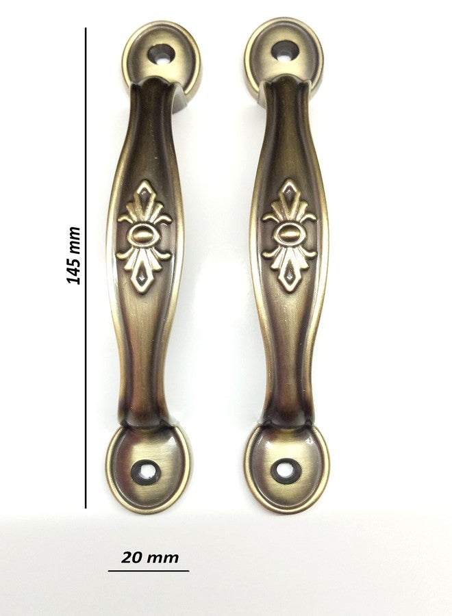 Techlife Accessories Antique Finish Door Handle/Pull Handle/Kitchen Cabinet/Wardrobe Handle for Home Décor | Office | Hotels (122 mm, Gold, Pack of 2) - Image 3