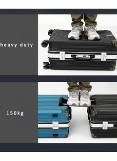 CityRiya-Long Hardside Luggage Carry on Travel Luggage 20 Inch Travel Suitcase Hard Shell ABS Travel Luggage Lightweight Trolley Bag Expandable Rolling Luggage with USB Charging Port and Spinner Wheels  - Image 4