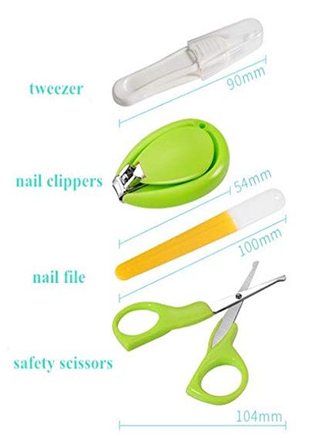 Alya The Cheeky Kidzz 4-in-1 Baby Manicure and Pedicure Grooming Kit with Cute Transparent Case Included-Baby Nail Clippers, Scissor, Nail File & Tweezer for Newborn, Infant & Toddler (0-4 Years) (Grey) - Image 3