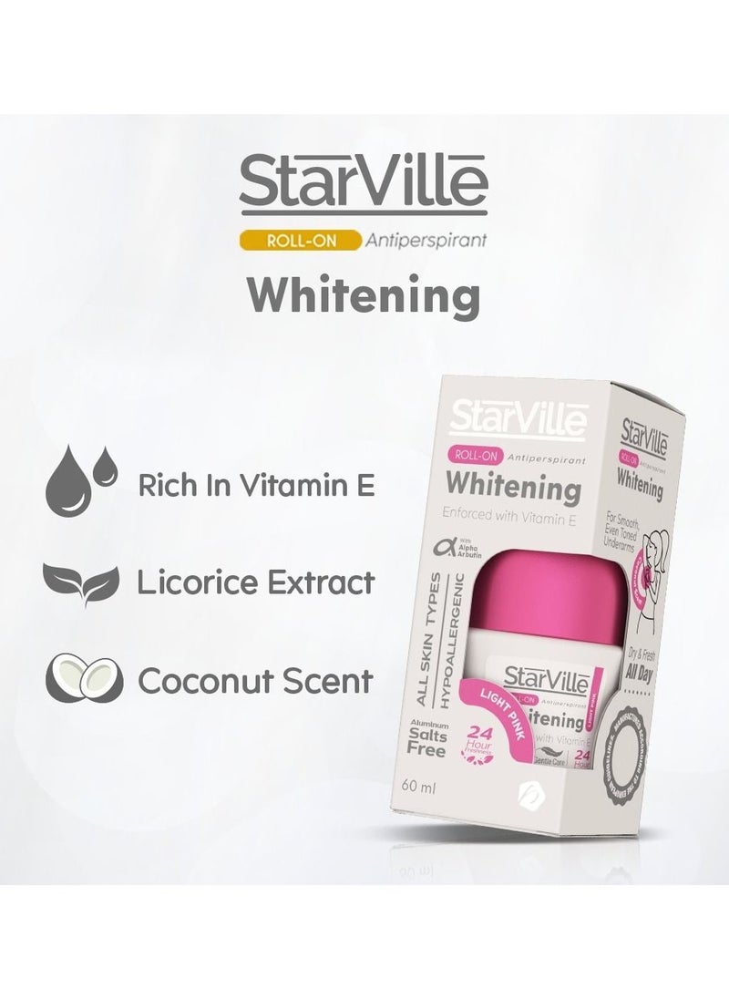 starville Roll On Whitening light Pink 60 ML  - Image 5