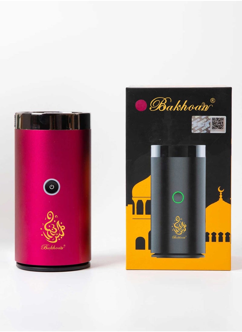 Bakhoan Bakhoor USB Incense Burner Electric Mabkhara Red for Car, Home and Office Fragrance  - Image 1