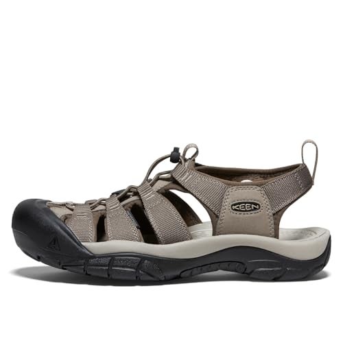 KEEN Men's Newport H2 Closed Toe Water Sandals, Brindle/Canteen, 9.5 US - Image 3