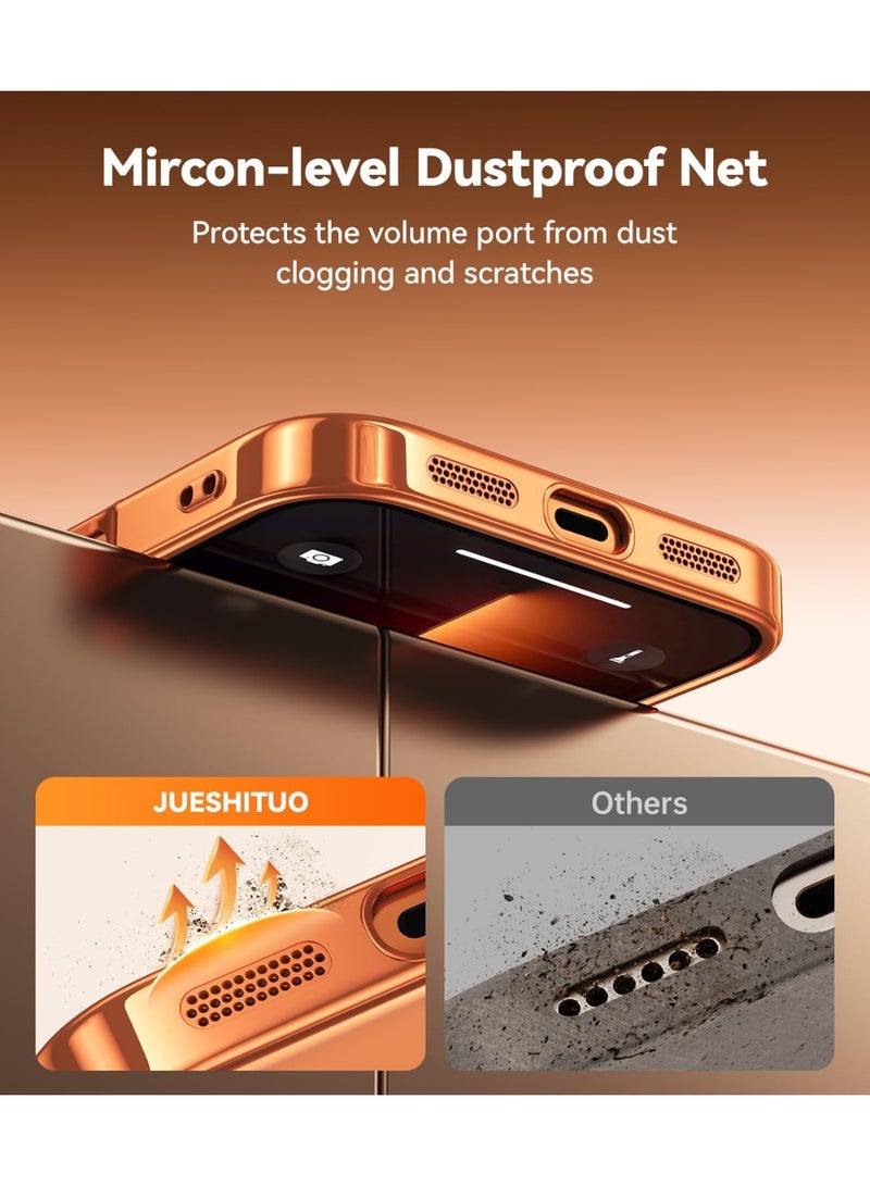 BORTONY iPhone 17 Pro Case Compatible with Magsafe Camera Lens Protection Cover with Full HD 9D Tempered Glass For iPhone 17 Pro Anti-Yellowing Drop Protection Cover for iPhone 17 Pro 6.3-inch - Image 4