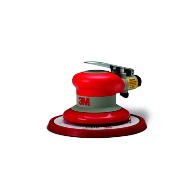 Cubitron 3M Pneumatic Random Orbital Sander - 6” x 3/16” Orbit with Stikit Disc Pad for Wood, Composites, and Metal - Image 1