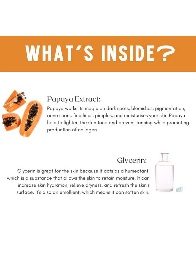 Skin Secrets Papaya Face Wash with Papaya Extract for Blemish Free Skin| Paraben & Sulphate Free| 120ml - Image 3