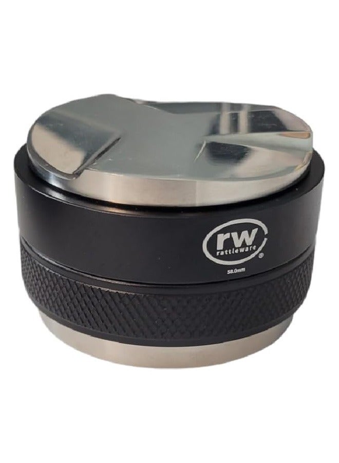 Rattleware 58mm Dual-Sided Espresso Distributor & Tamper – Professional 58mm Coffee Leveler with Adjustable Depth, 304 Stainless Steel, Compatible with Portafilters for Baristas & Home Use - Image 1