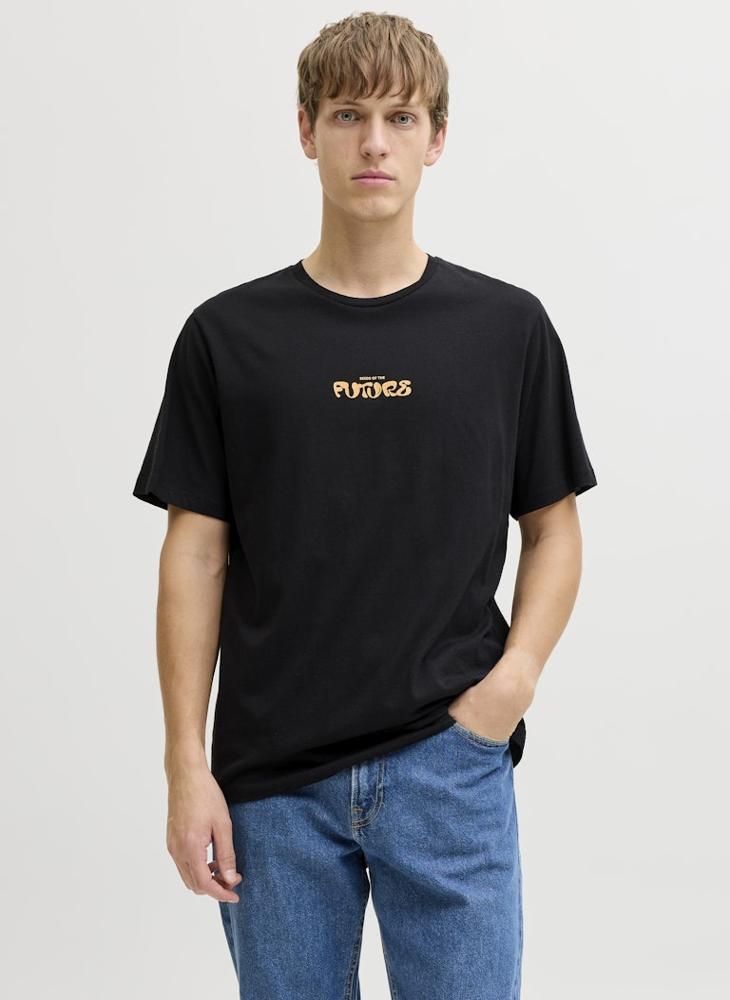 ج ج ريبل تيشيرت مطبوع بقصة عادية - Image 1