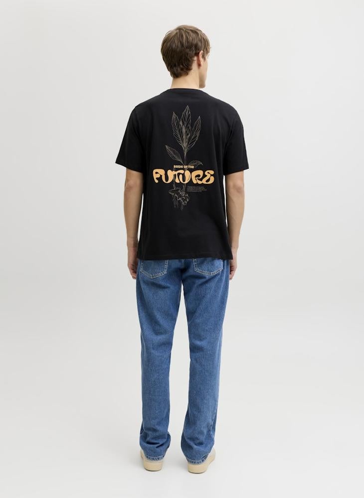 ج ج ريبل تيشيرت مطبوع بقصة عادية - Image 2