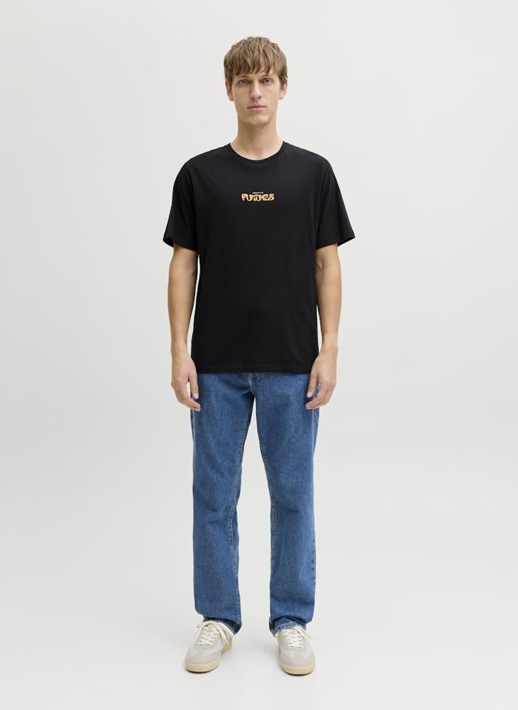 ج ج ريبل تيشيرت مطبوع بقصة عادية - Image 4