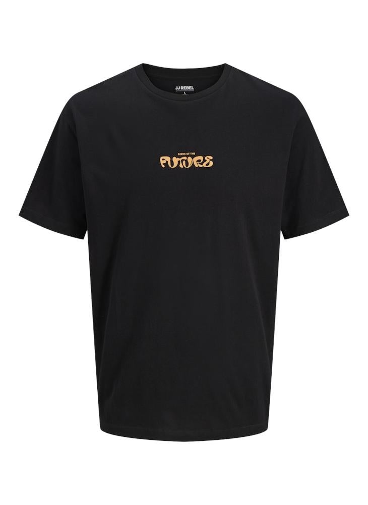 ج ج ريبل تيشيرت مطبوع بقصة عادية - Image 5