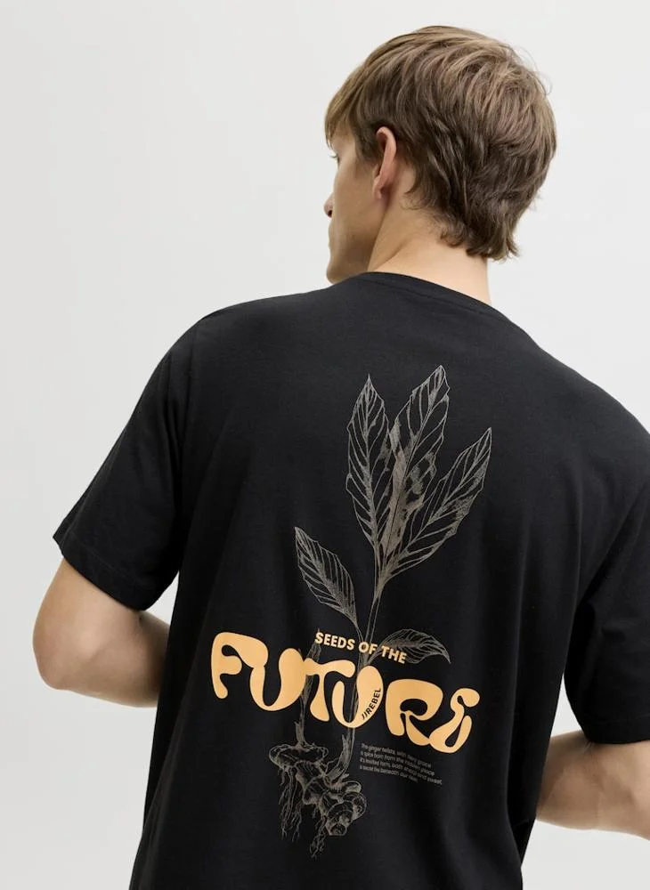 JJ Rebel Graphic Print Regular Fit T-Shirt