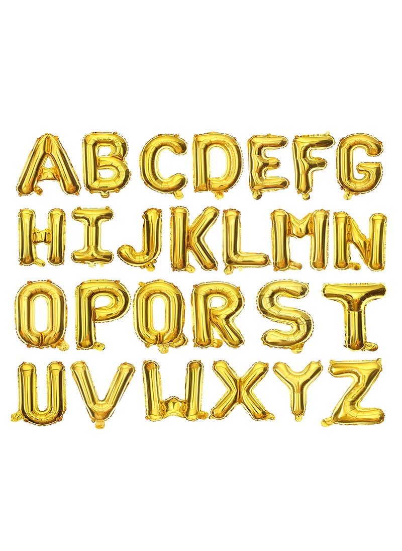 بارتي فن 32 "احباط رسالة بالون حرف M ذهبي - Image 3