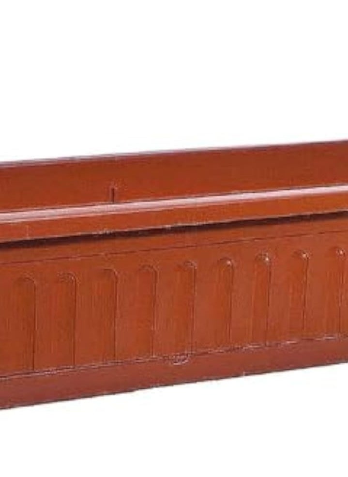 Generic Khurshid Rectangular Planter Pot - 60 Length 20 Depth 16 Width cm, Plastic, Generic  - Image 2