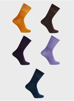 5 Pack Crew Socks