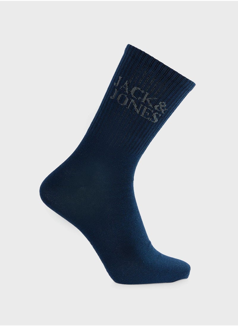 JACK & JONES - 5 Pack Crew Socks - Image 1