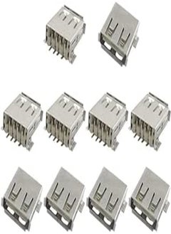 Arduino Arduino USB Connector on PCB A Type Female Jack (10 Pieces) 