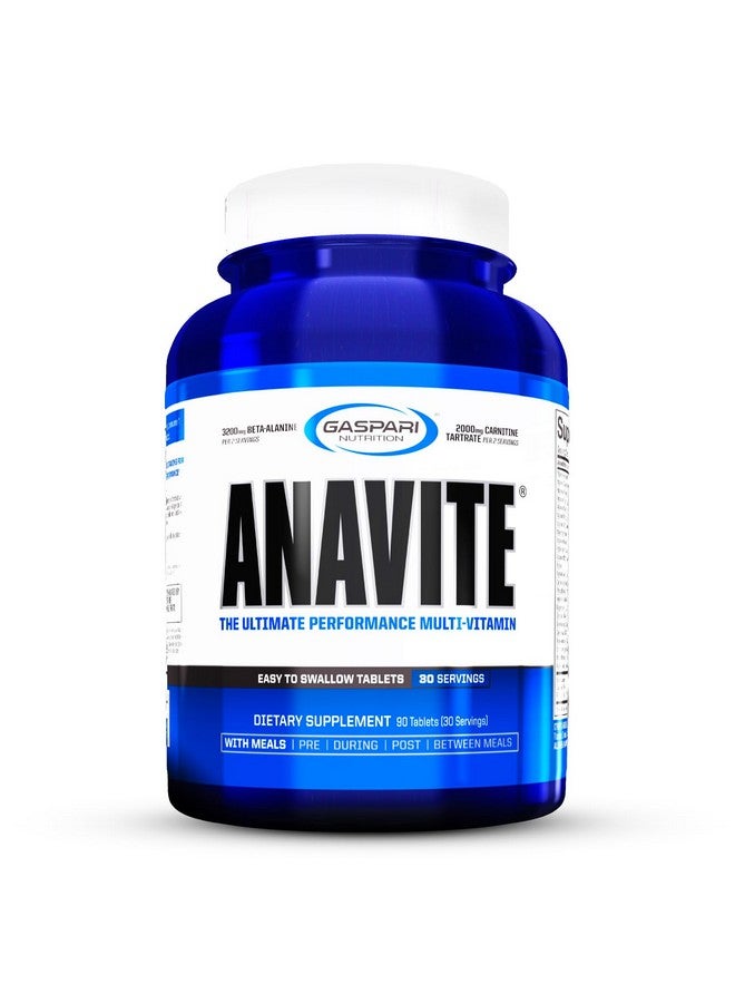 Gaspari Nutrition Anavite - Sports Multi-Vitamin with Amino Acids, Beta-Alanine and L-Carnitine, Enhanced Performance and Recovery, 180 Tablets - Image 1