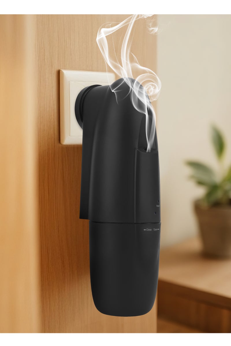 نكومي ناشر زيت عطري يعمل بالبلوتوث، ناشر عبير مع تحكم بالتطبيق، جهاز هواء برائحة ذكية، امتداد رائحة بمساحة 1000 قدم مربع، ناشر عبير للمنزل، فندق، صالة، صالة، مكتب، منتجع صحي، أسود - Image 1