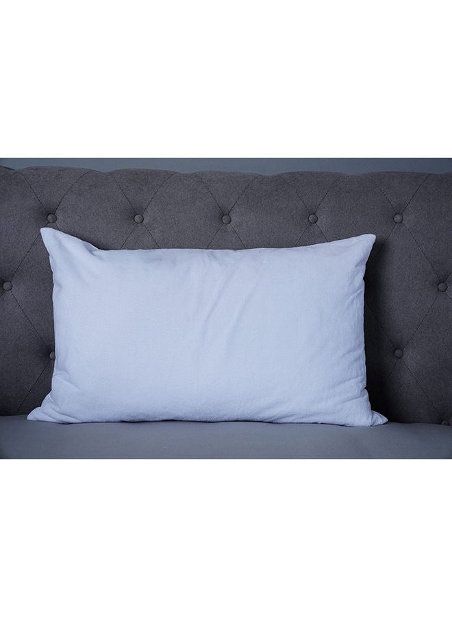 Pan Home واقي وسادة مقاوم للماء من الصوف المرجاني | 50x75 سم | أبيض | عادي | درع ضد حشرات السرير، نعومة وراحة إضافية - Image 2