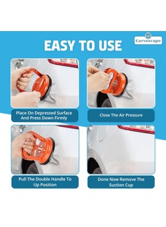 SOLEGLOW SOLEGLOW Suction Cup Sucker Handle Puller Lifter Remover for Glass Tiles and Metals Aluminum Vacuum Plate Handle Car Dent Repair Suction Cup Lifter and Tile Remover  - Image 3