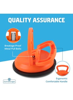 SOLEGLOW SOLEGLOW Suction Cup Sucker Handle Puller Lifter Remover for Glass Tiles and Metals Aluminum Vacuum Plate Handle Car Dent Repair Suction Cup Lifter and Tile Remover  - Image 2