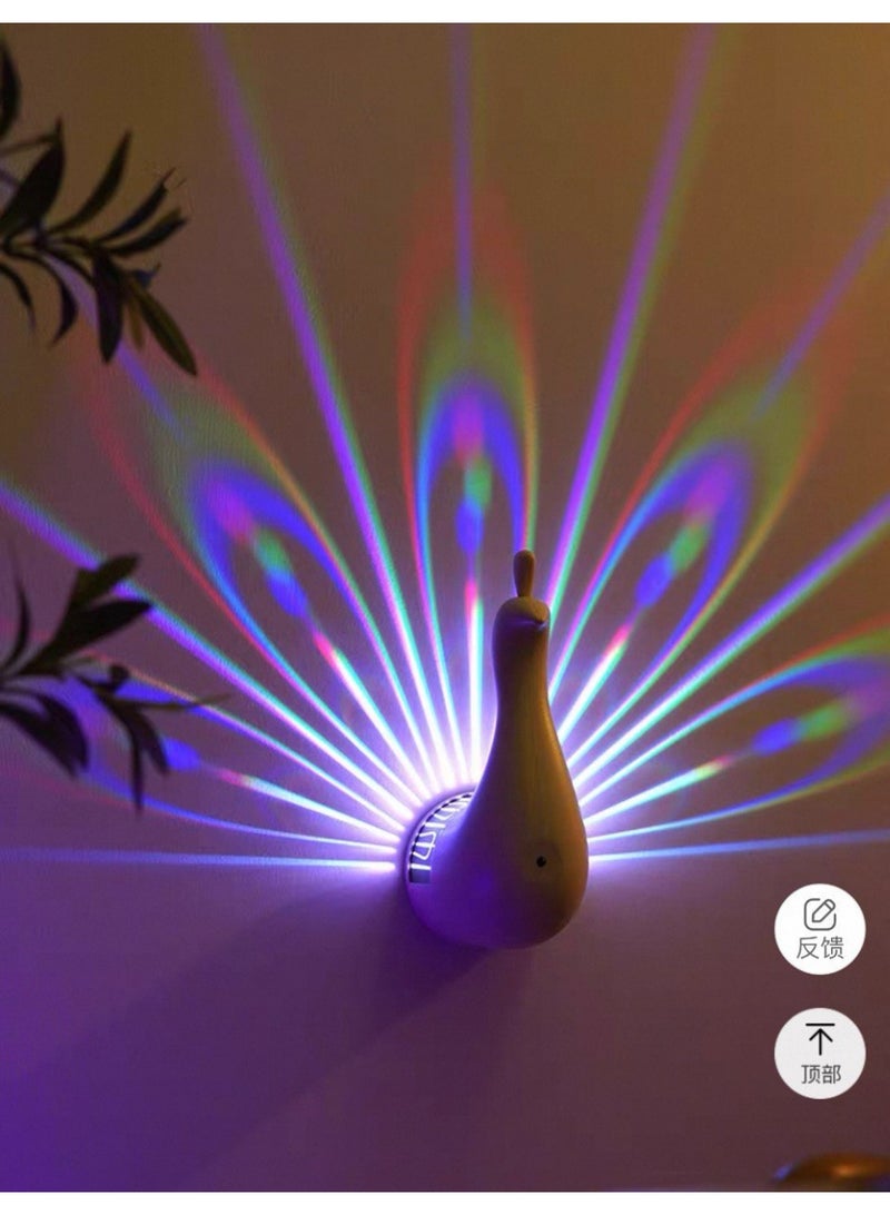 Peacock light with remote control - Image 1