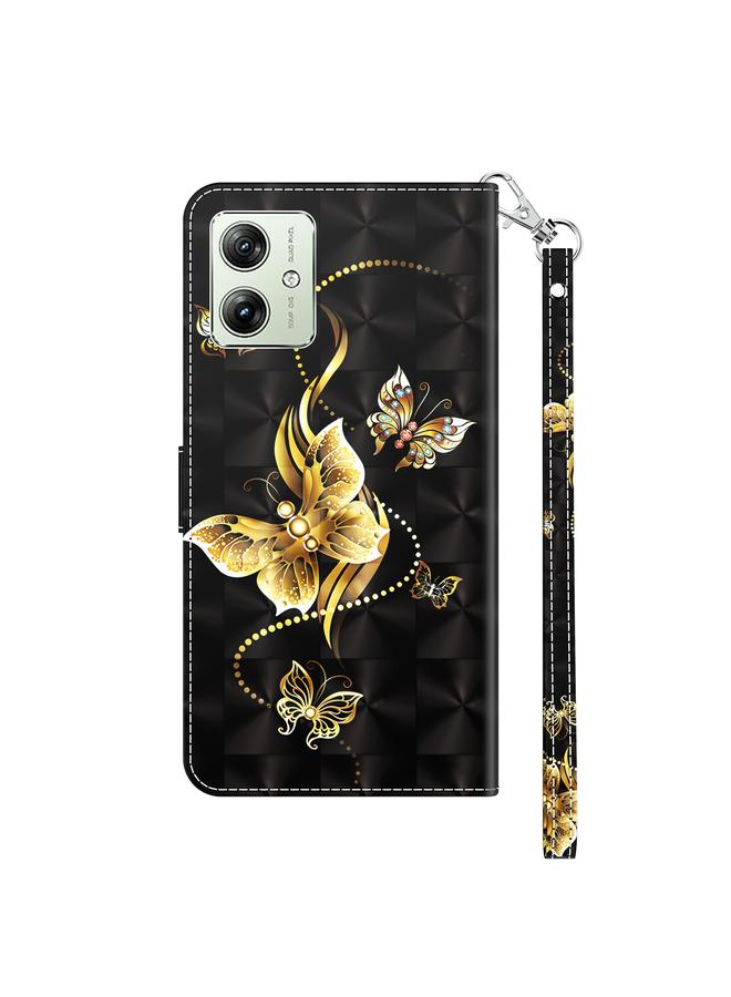 اس-توب جراب لهاتف موتورولا موتو جي 54 مصنوع من الجلد المطلي ثلاثي الأبعاد - Image 3