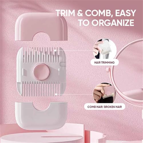 COFIEX 2 in 1 Hair Trimmer and Split Ends Cutter | Dual-Side Razor Comb for Women | Manual Hair Styling Tool and Bangs Trimmer(multicolor) - Image 2