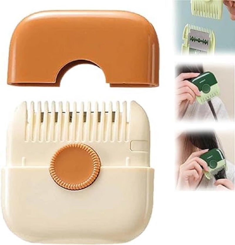 COFIEX 2 in 1 Hair Trimmer and Split Ends Cutter | Dual-Side Razor Comb for Women | Manual Hair Styling Tool and Bangs Trimmer(multicolor) - Image 1