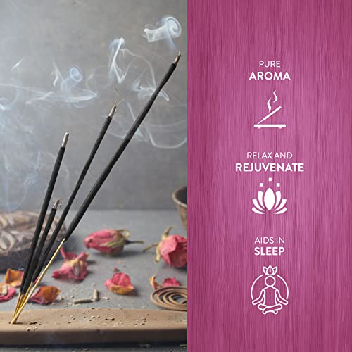 HEM Precious Lotus Incense Sticks | Agarbatti for Home Freshness, Prayer, Positive Energy & Yoga Meditation | Pooja Item for Home | Burning Time - 35-40 Minutes |120 Sticks (Handcrafted & Low Smoke) - Image 3