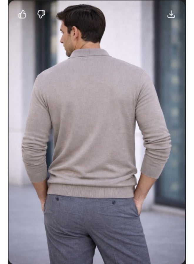 Men's long-sleeved sweater. - Image 2