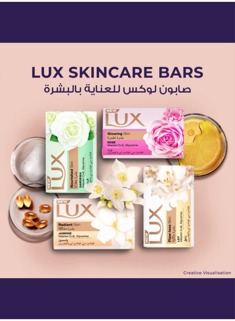 لوكس صابون لوكس بشرة متألقة ياسمين – فيتامين سي , فيتامين أي والجلسرين 170 جم - Image 5