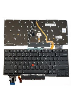 سي إس إف for Lenovo Thinkpad X1 carbon 7th Gen 2019 20QD 20QE ARABIC Keyboard backlit  - Image 1